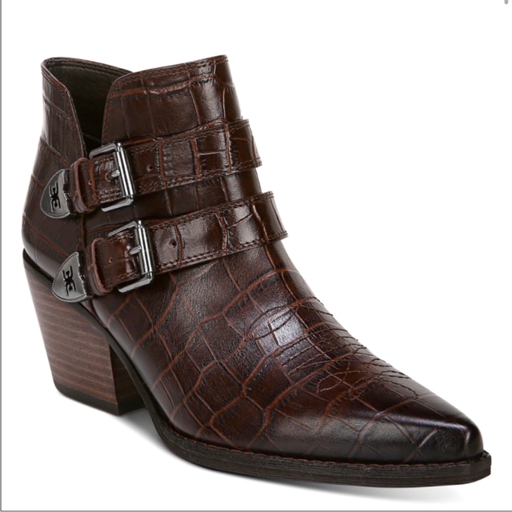 Sam Edelman NWOT Windsor Western ankle bootie - Brown size 5.5
